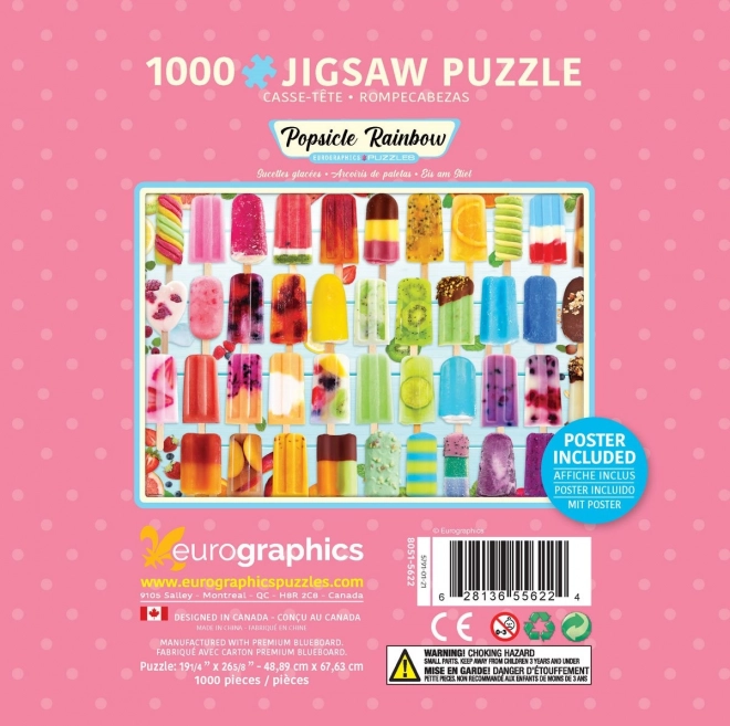 Eurographics puzzle – Nanuk szivárvány 1000 darab