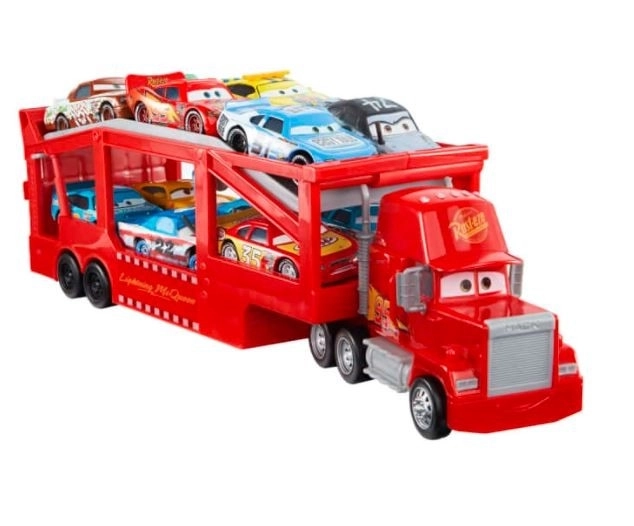 Disney Pixar Cars Mack szállítóautó