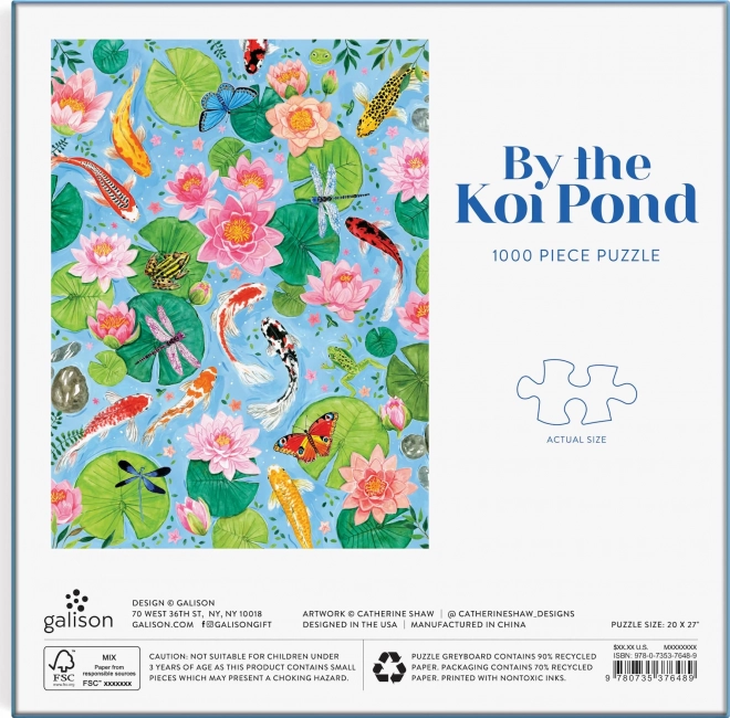 Koi tavasz puzzle 1000 darabos