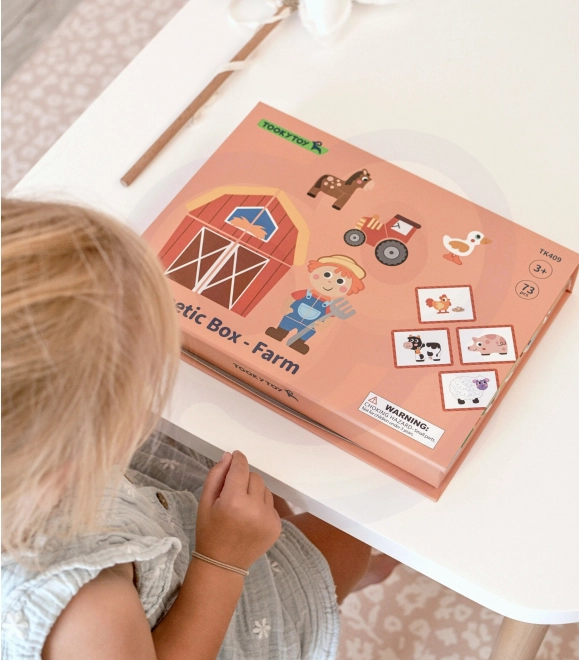 Tooky Toy Mágneses Puzzle Farm