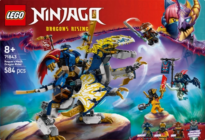 Lego NINJAGO Lázadó és robotikus sárkánylovas