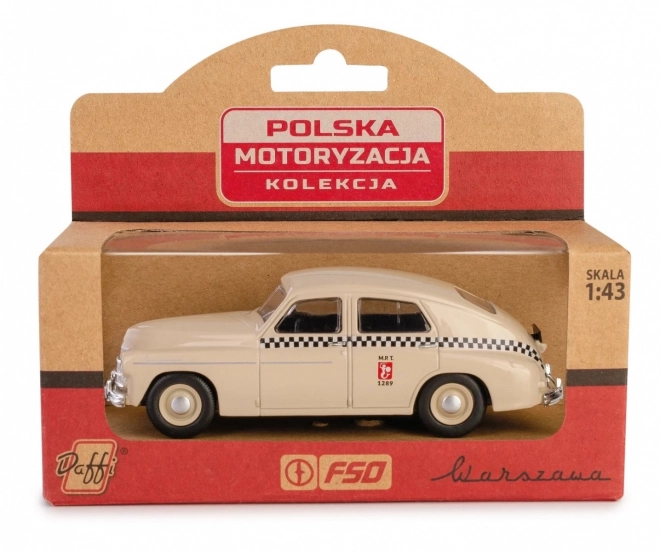 Warszawa M20 taxikocsi retro modell