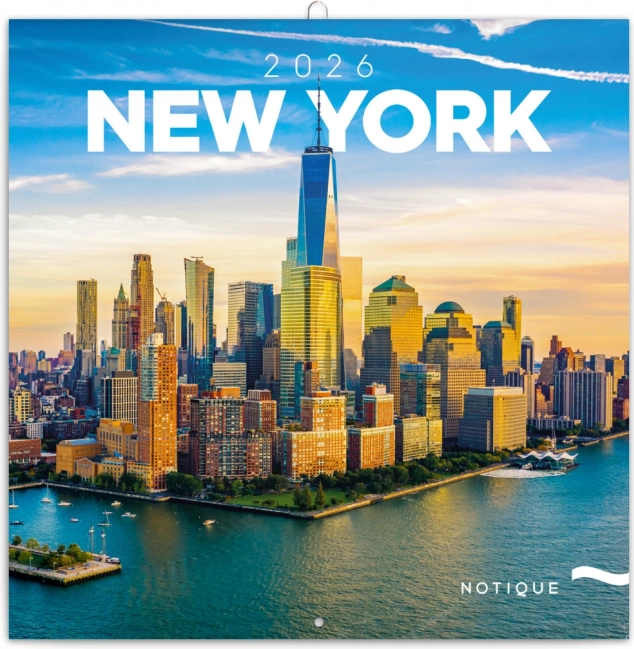 New York 2026 jegyzet naptár