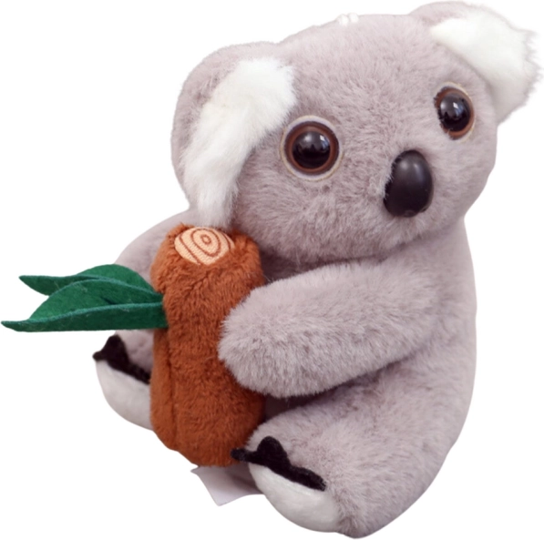 Plüss koala medál karabinerrel 12 cm
