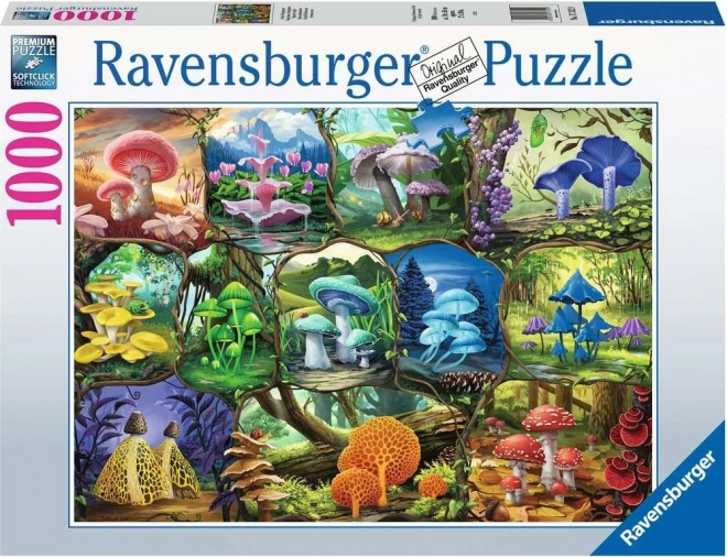 Lenyűgöző gombák puzzle 1000 darabos