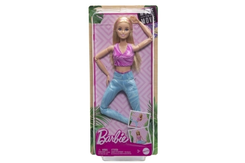 barbie mozgásban - Szőke kék leggings-ben