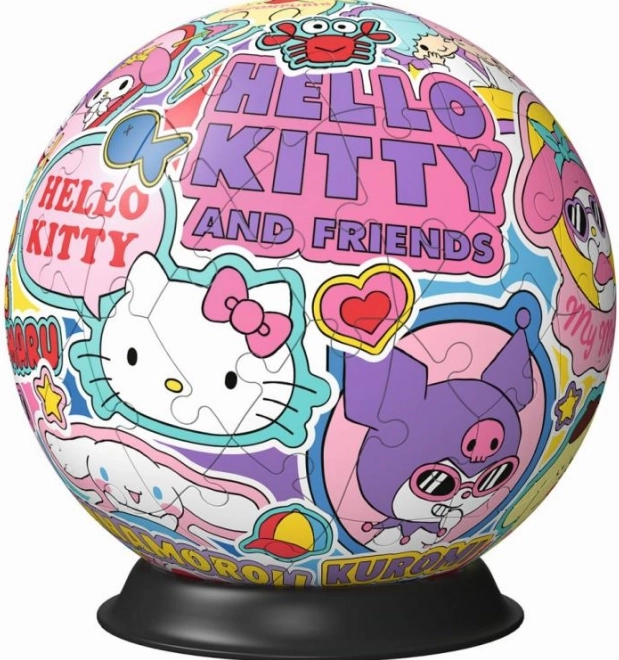 3D puzzle gömb Hello Kitty EasyClick