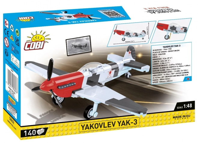 Kobi Yakovlev Yak-3 építőjáték