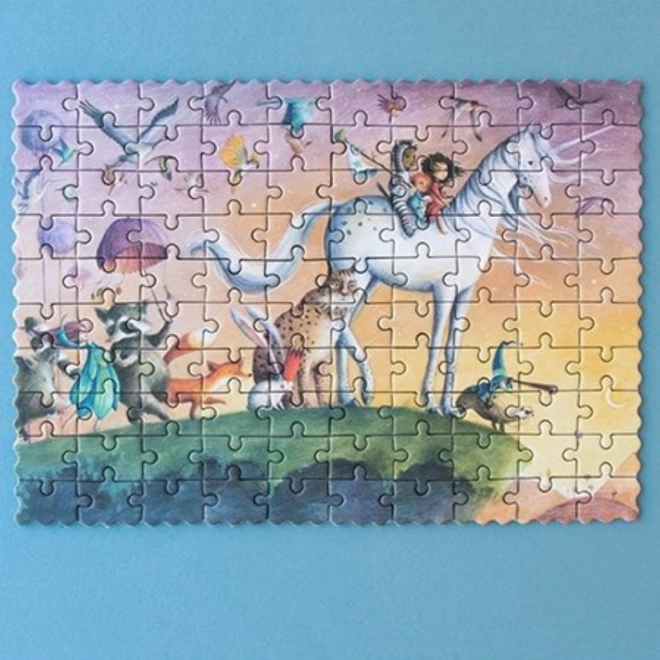 Londji zsebes puzzle Egyszarvú - 100 db