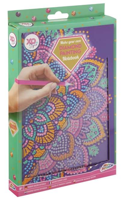 Mandala A5 méretű gyémánt festés blokk