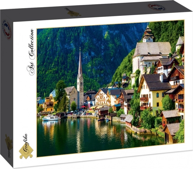 Grafika puzzle - Hallstatt, Ausztria 1000 darabos