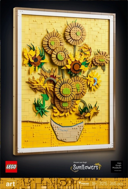 Lego Art Napraforgók Vincent van Gogh