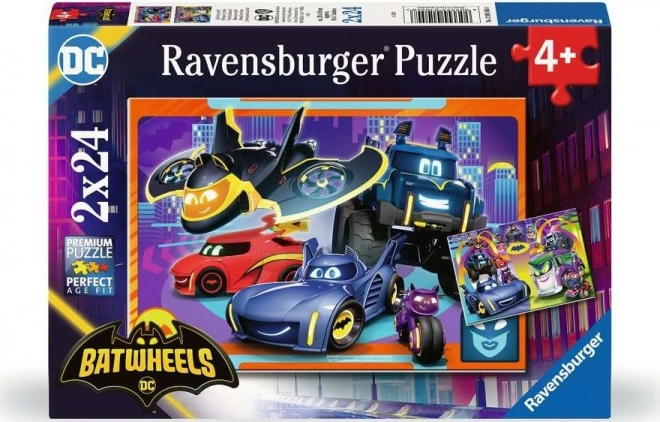 Batwheels Ravensburger puzzle 2x24 darabos