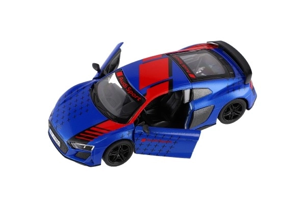 Audi R8 Coupé 2020 modellautó visszahúzhatós 1:36 méretarány