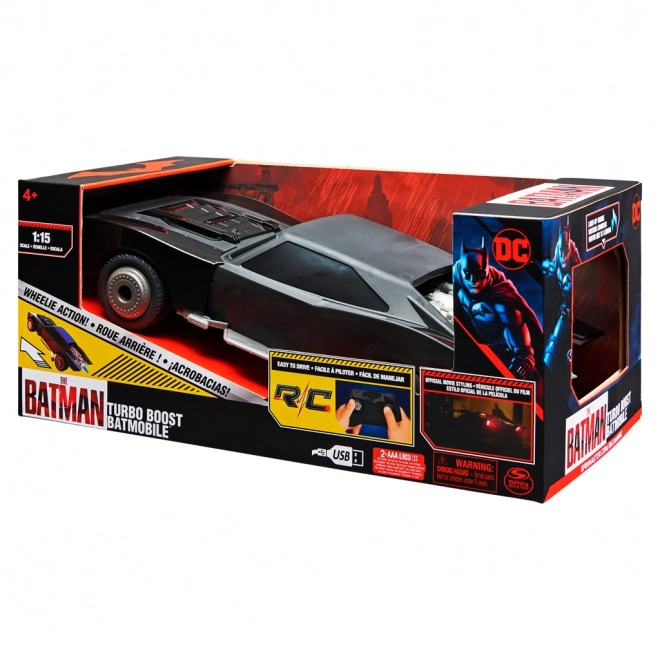 Rc Batman film batmobil hátsókeréken hajtva