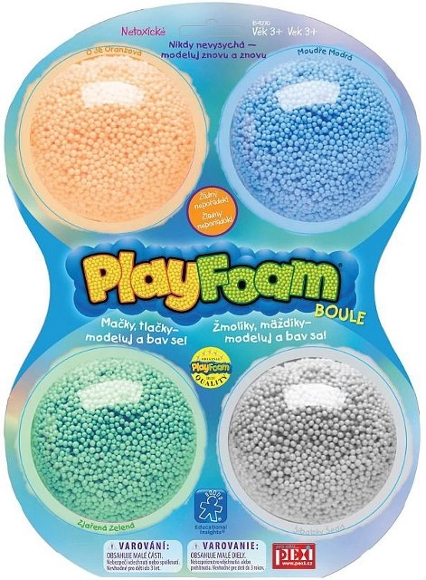 PlayFoam gyurmakészlet 4 darabos csomag