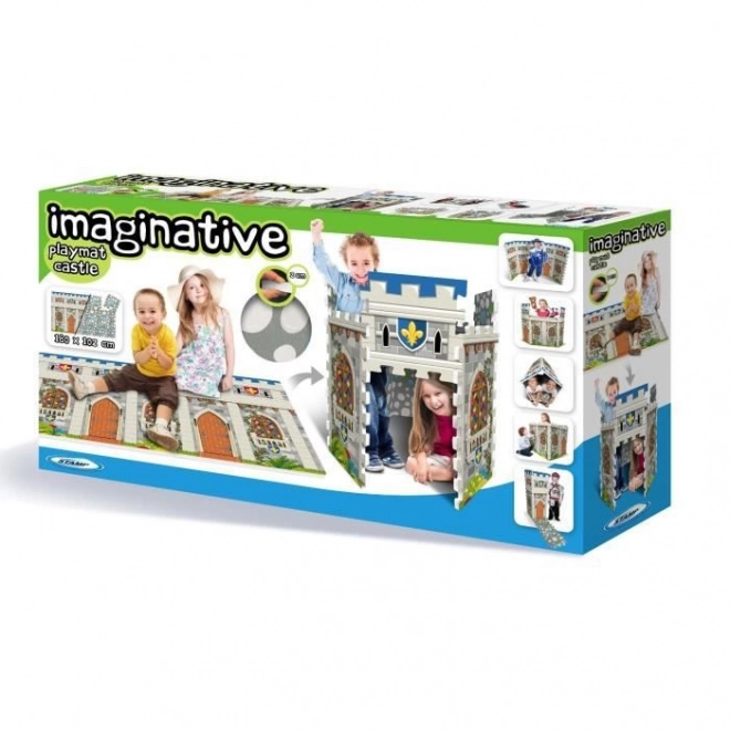 3D habszivacs padló puzzle kastély