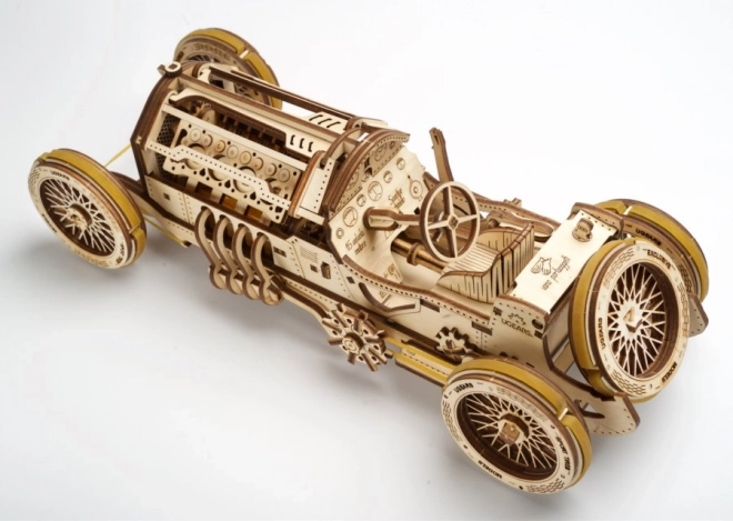 Mechanikus 3D Puzzle U-9 Grand Prix Autó - UGEARS