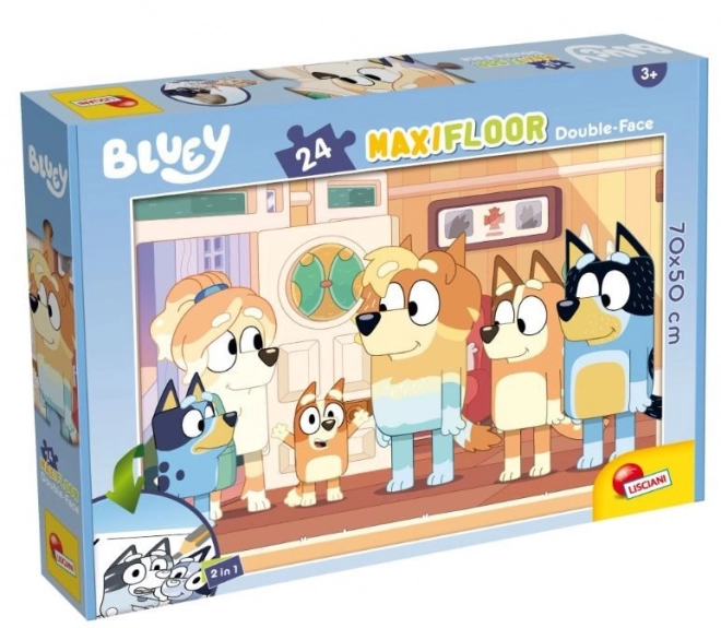 Kétszemélyes maxi puzzle 24 darabos - Bluey