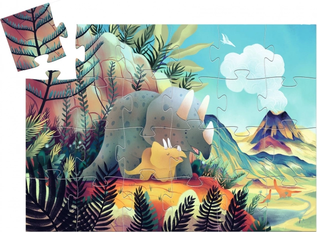 Dinoszaurusz puzzle 24 db Djeco-tól