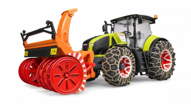 Bruder traktor Class Axion 950 hótolóval