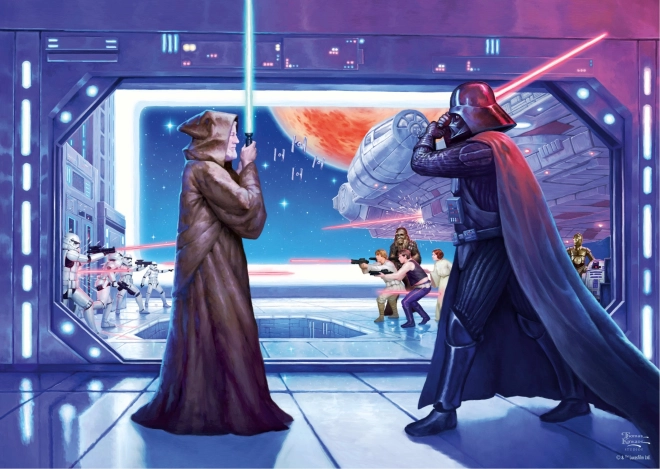 Star Wars: Obi-Wan utolsó összecsapása kirakós - 1000 darabos