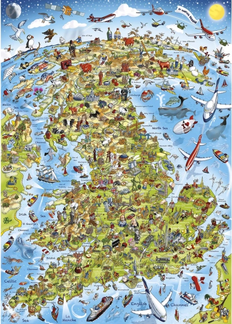 A legjobb Nagy-Britanniából 1000 darabos puzzle