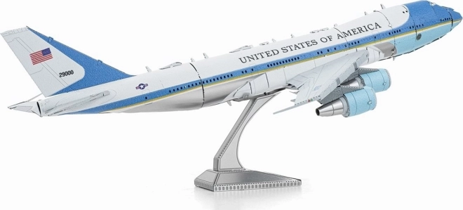 Fém föld 3D puzzle Air Force One