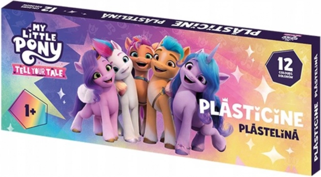 ASTRA gyurma – 12 szín, MY LITTLE PONY motívum