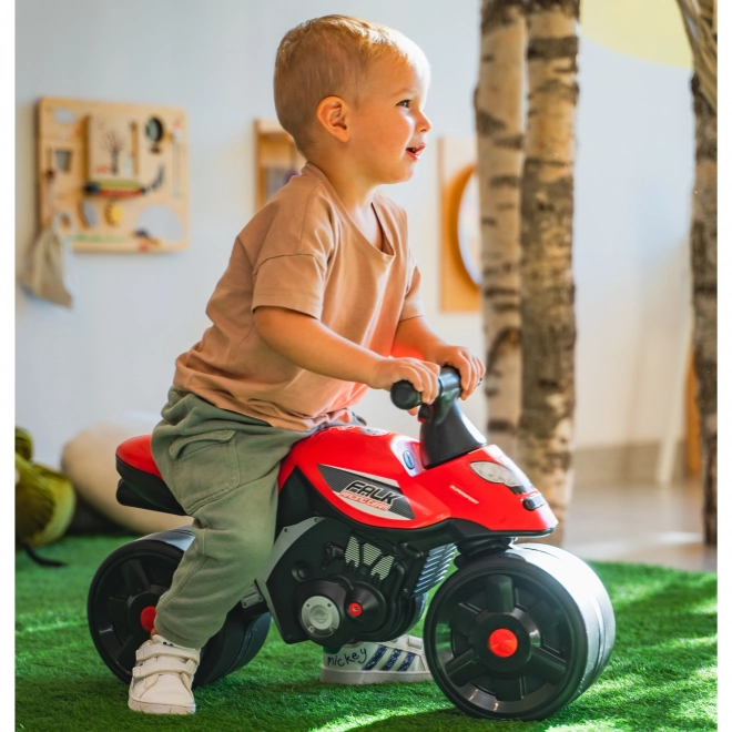 Falk piros versenymotor széles kerekekkel 2 éves kortól