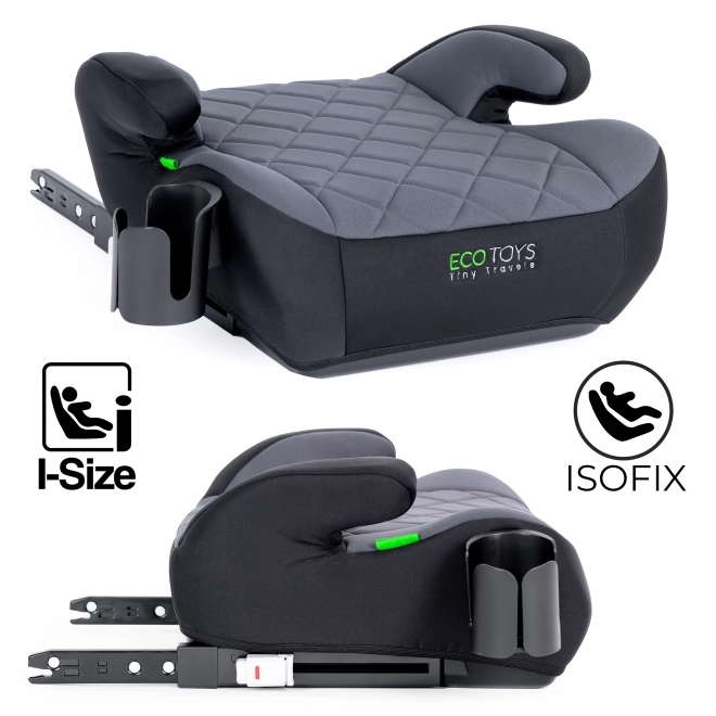 Gyermekek ISOFIX ülésalap i-SIZE pohártartóval 125-150 cm, ECOTOYS