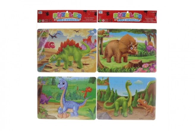 Dinoszaurusz Puzzle és Színező