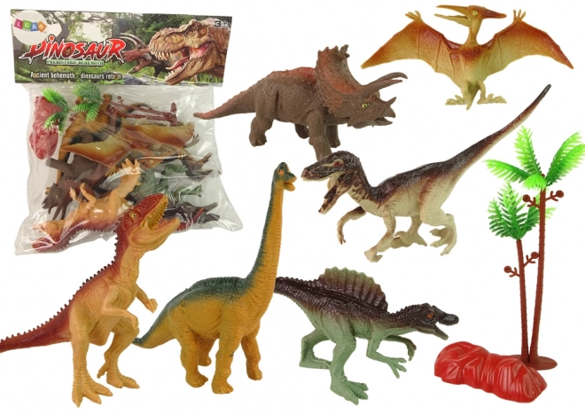 Dinoszaurusz figurák és kiegészítők készlet