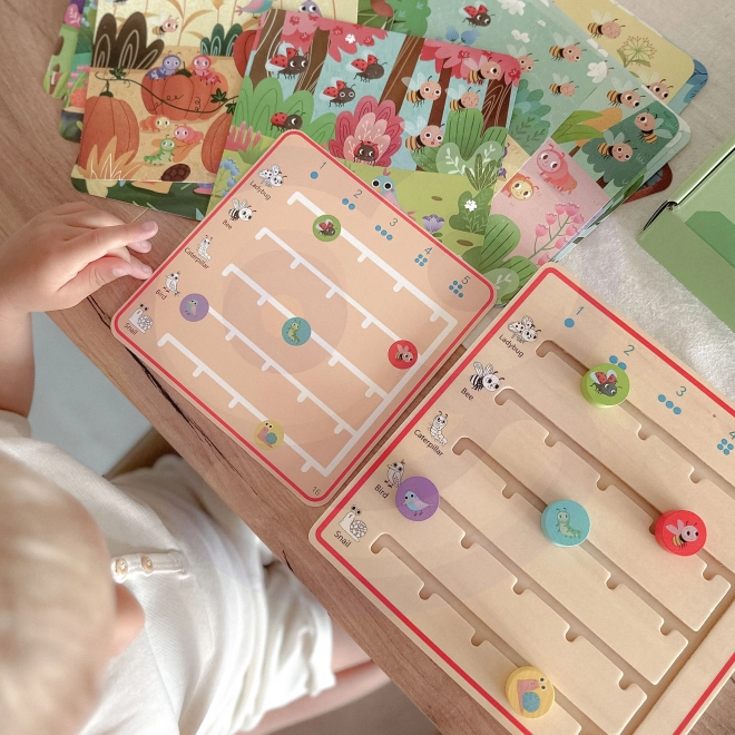 Tooky Toy fa játék Állatok számolása