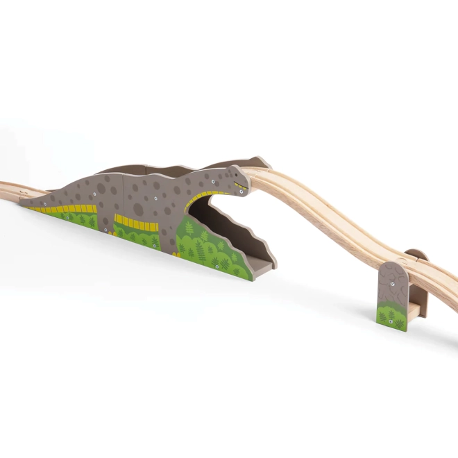 Dinoszaurusz híd áthaladással és felüljáróval