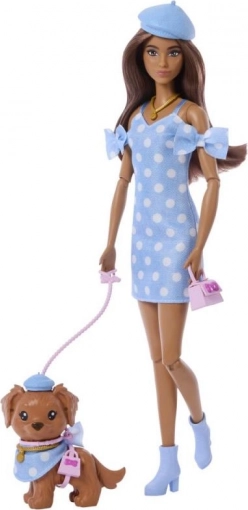 barbie duó jelmez – pöttyös baba kiskutyával és kiegészítőkkel