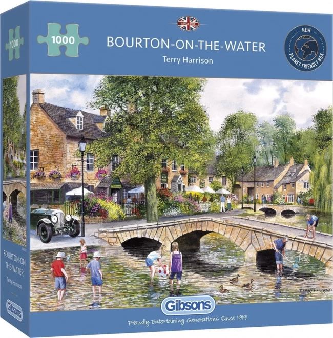 Bourton-on-the-Water falusi kirakó GIBSONS puzzle 1000 darabos