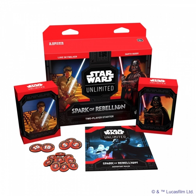 Star Wars: Unlimited – Lázadás Szikrája kezdőcsomag két játékosnak