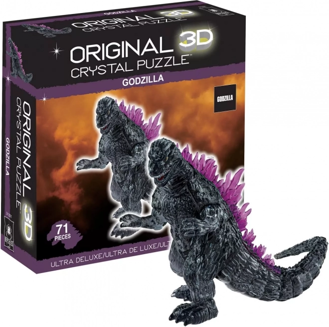 Godzilla 3D kristály puzzle