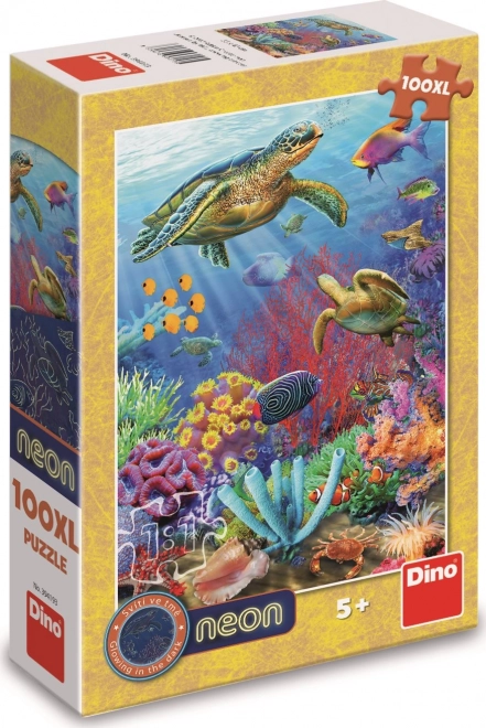 dinoszaurusz világító puzzle tenger alatti világ XL