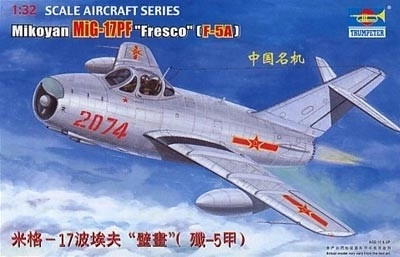 Trumpeter mikoyan mig-17 pf fresco repülőgép modell