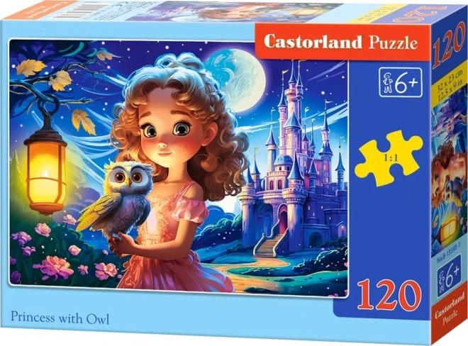 Castorland puzzle hercegnő és bagoly