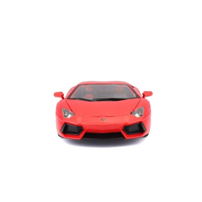 Bburago Lamborghini Aventador LP700-4 fém autó 1:18 méretarányban, narancssárga