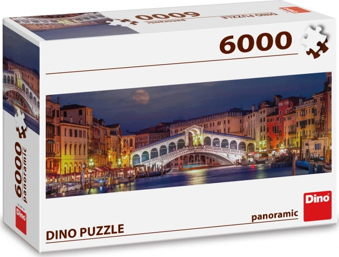 Dino panorámás puzzle Rialto híd 6000 darabos