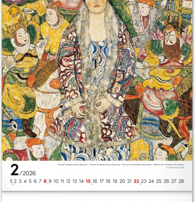 Falik naptár Gustav Klimt 2026