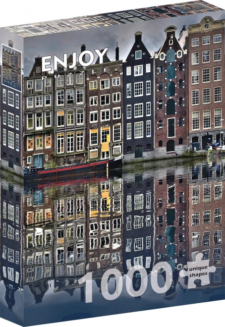 Amsterdam épületei 1000 darabos puzzle