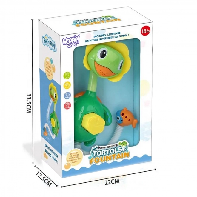 Woopie fürdőjáték mini teknős zuhanyzó szökőkút gyerekeknek