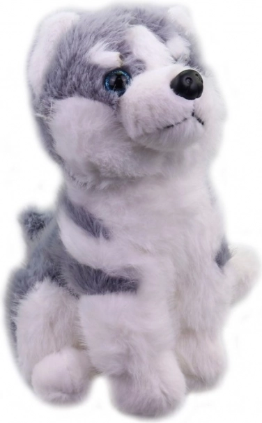 Plüss Husky kutya 25 cm