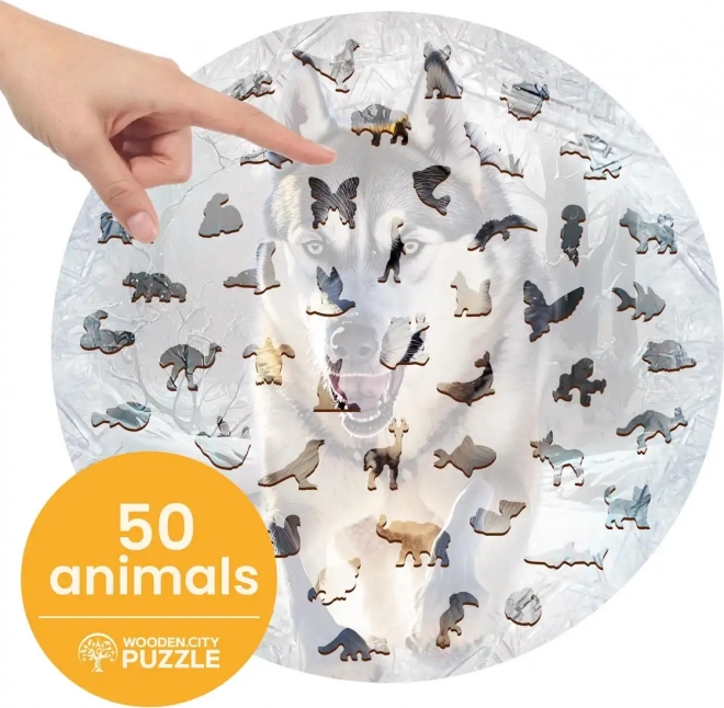 futó farkas fa puzzle 505 darabos