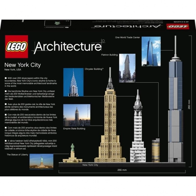 Lego Architecture Skyline New York városkép